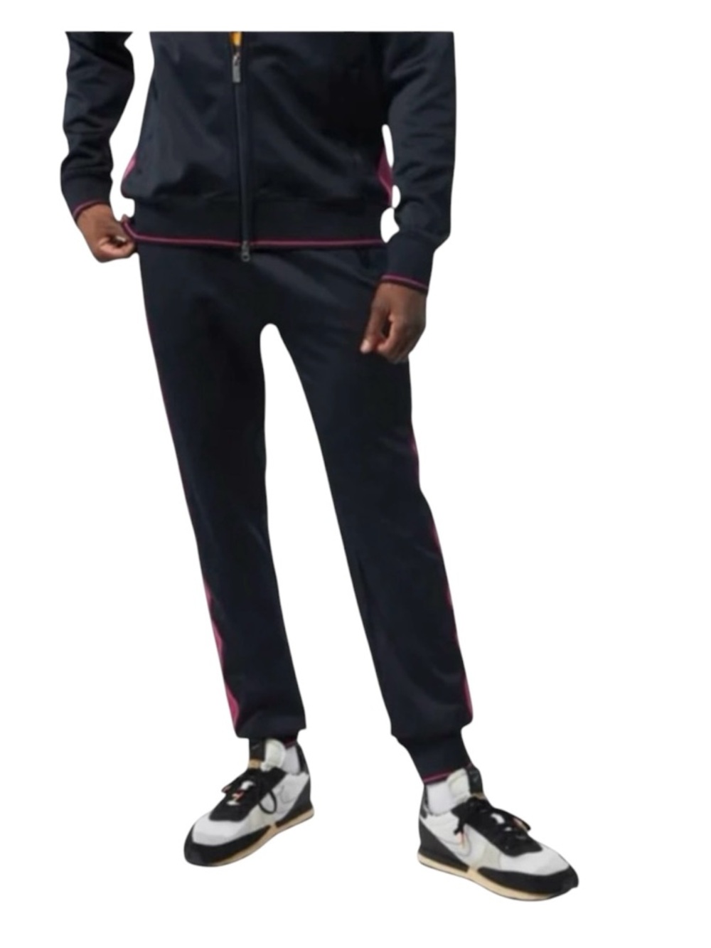Psycho Bunny Men’s Track Pants Size Small Navy Blue & Colour Block